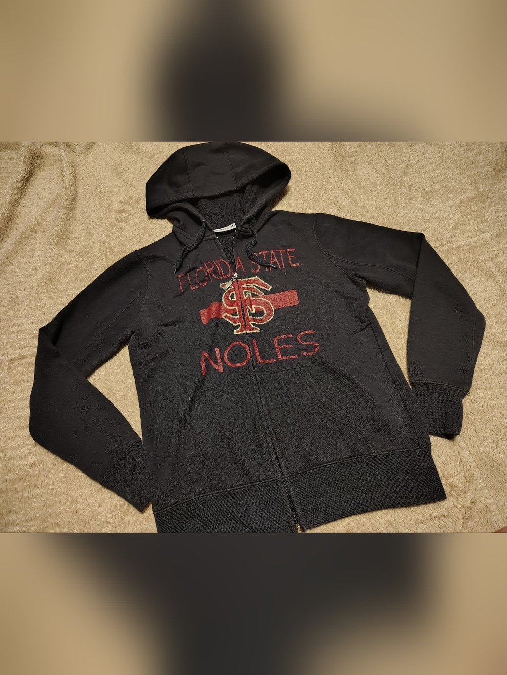 Florida State Seminoles NCAA Mastic Section 101 Women's Hooded Full Zip Jacket M